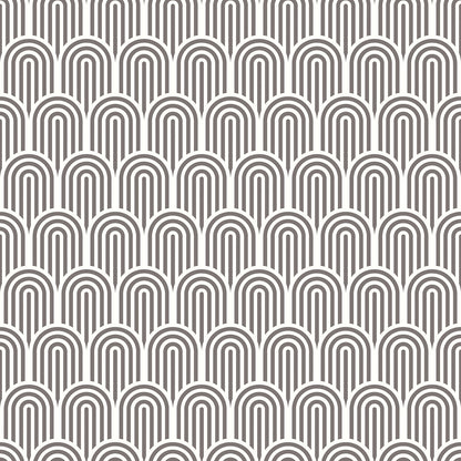 Retro Arch Wallpaper - Black
