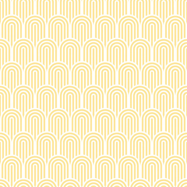 Sample - Retro Arch Wallpaper - Yellow