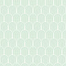 Retro Arch Wallpaper - Mint Green