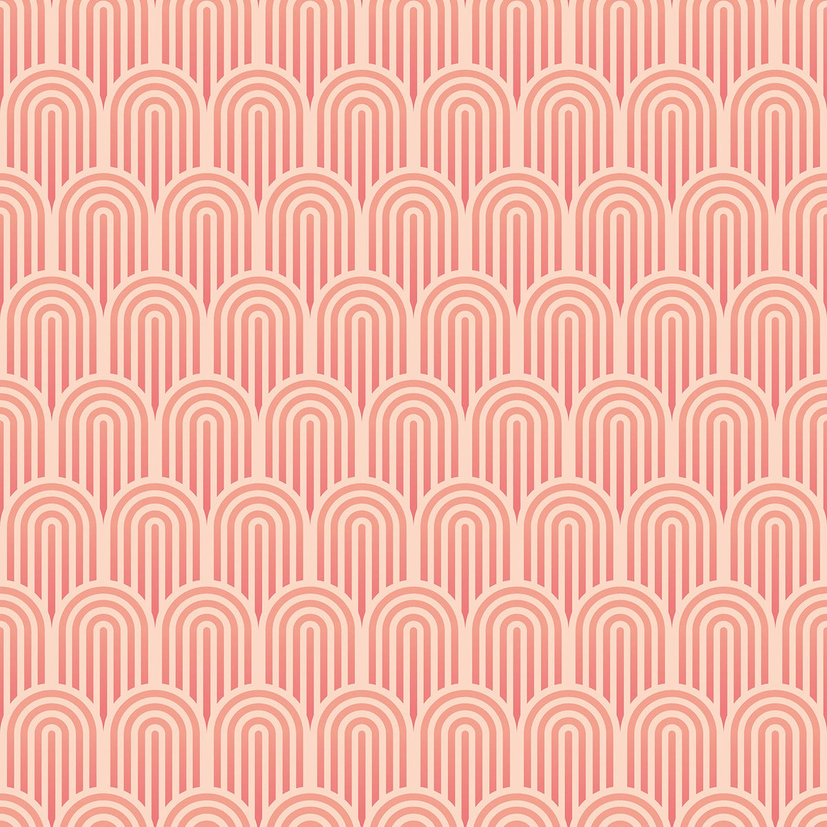 Sample - Retro Arch Wallpaper - Blush Pink