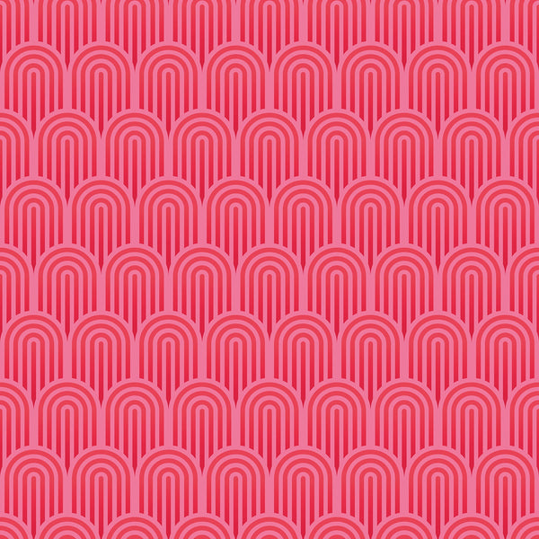 Sample - Retro Arch Wallpaper - Bright Pink