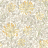 Honeysuckle Leaf Trail Wallpaper - Ohpopsi - Warm Grey