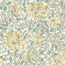 Honeysuckle Leaf Trail Wallpaper - Ohpopsi - Seafoam
