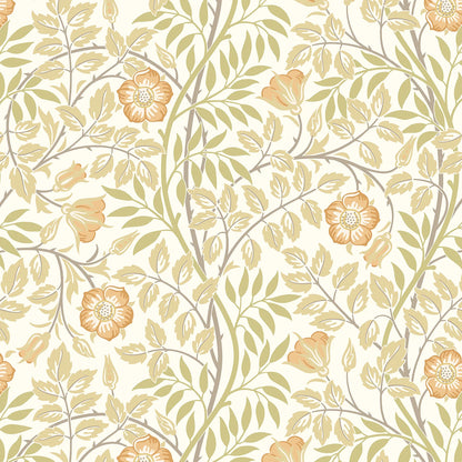 Rosehip Trail Wallpaper - Ohpopsi - Soft Amber