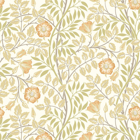 Rosehip Trail Wallpaper - Ohpopsi - Soft Amber