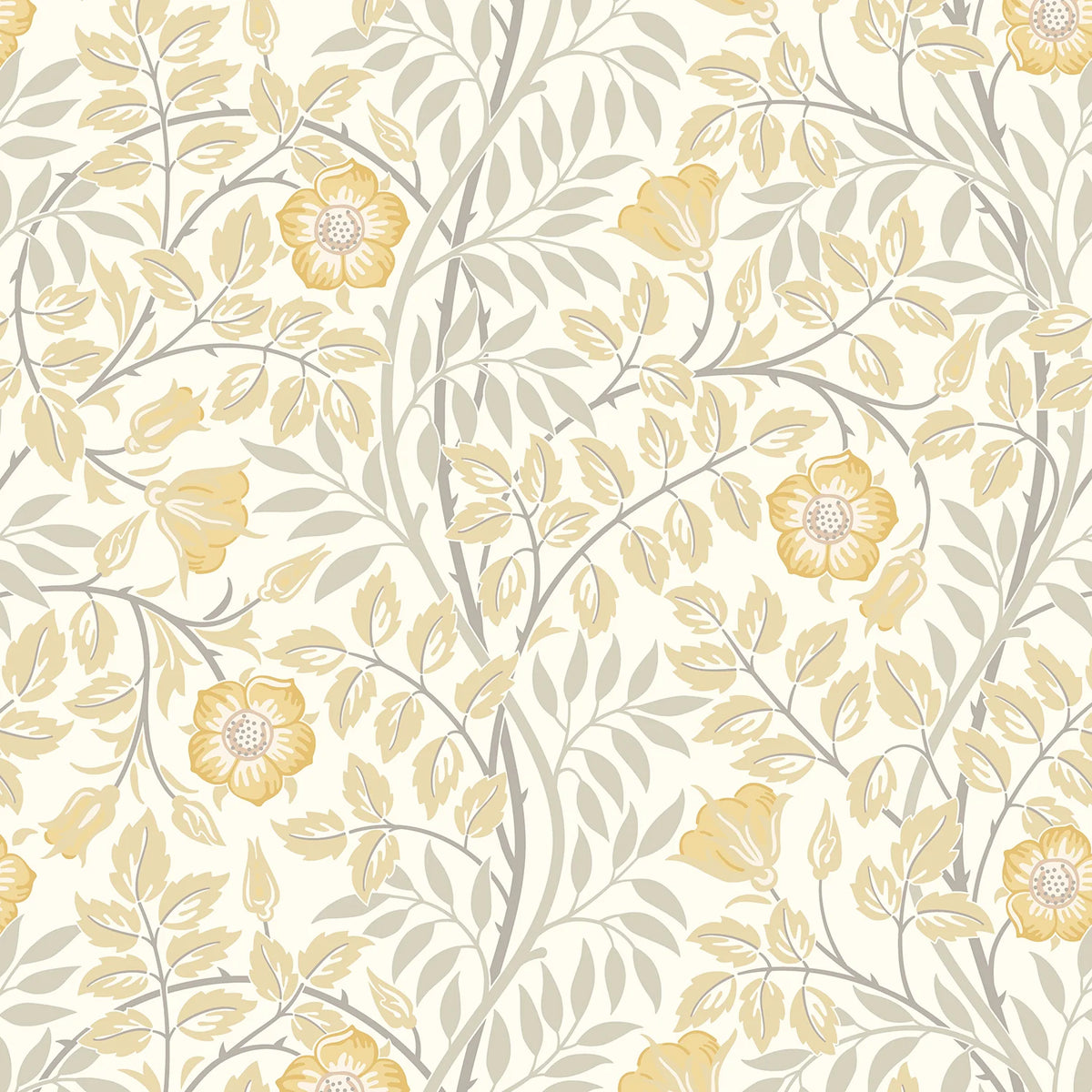 Sample - Rosehip Trail Wallpaper - Ohpopsi - Warm Natural