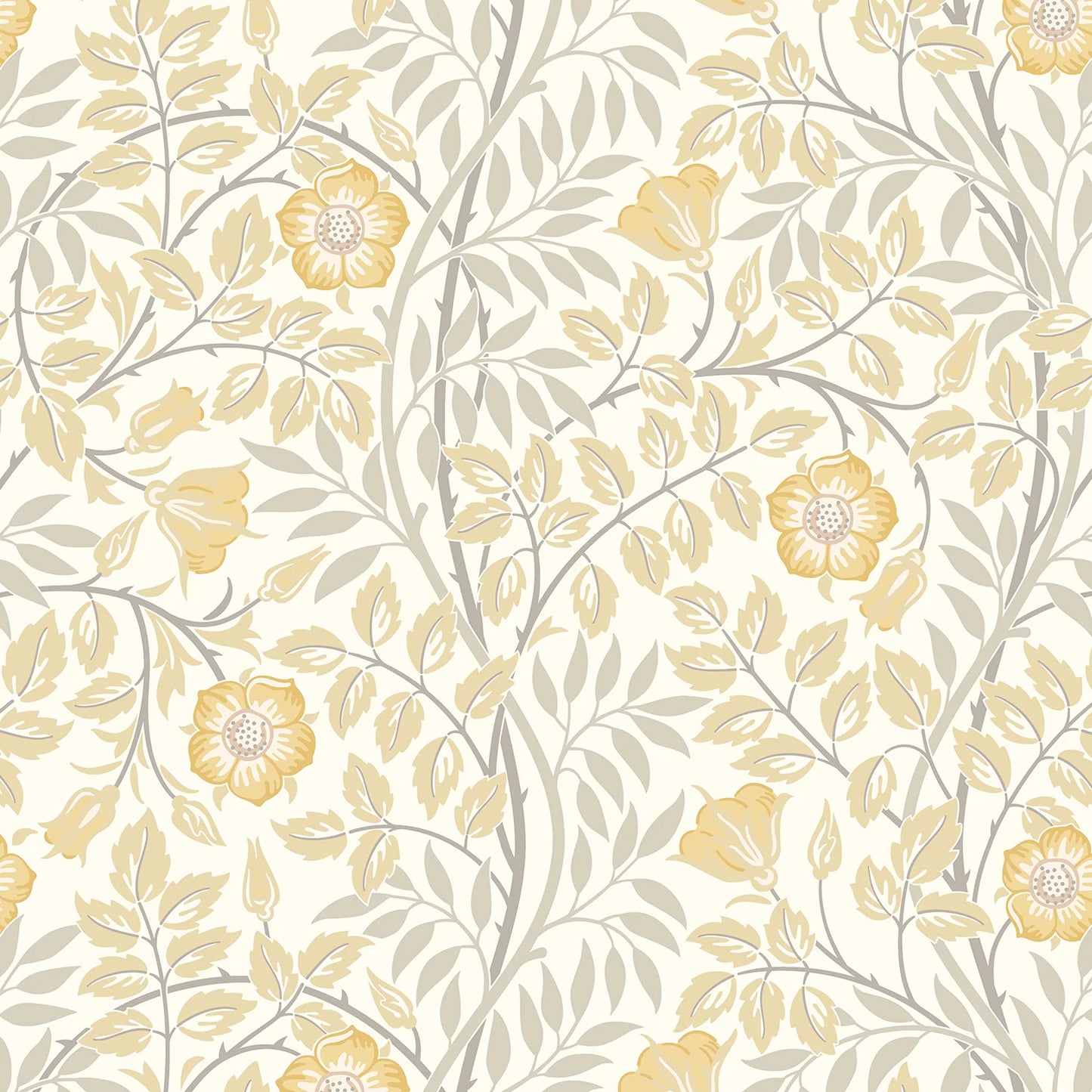 Rosehip Trail Wallpaper - Ohpopsi - Warm Natural