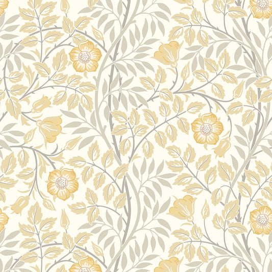 Rosehip Trail Wallpaper - Ohpopsi - Warm Natural