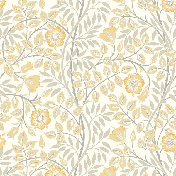 Sample - Rosehip Trail Wallpaper - Ohpopsi - Warm Natural