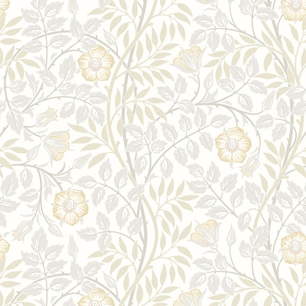 Sample - Rosehip Trail Wallpaper - Ohpopsi - Natural Stone