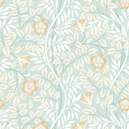 Rosehip Trail Wallpaper - Ohpopsi - Seafoam