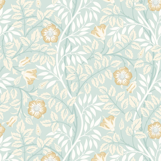 Rosehip Trail Wallpaper - Ohpopsi - Seafoam