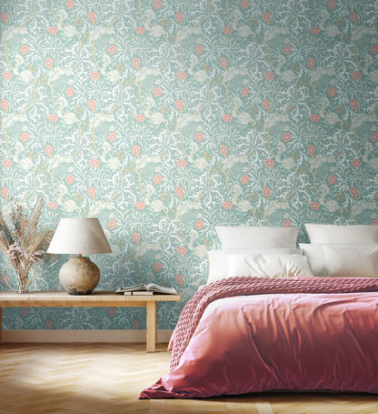 Seaweed Garden Wallpaper - Ohpopsi - Seafoam