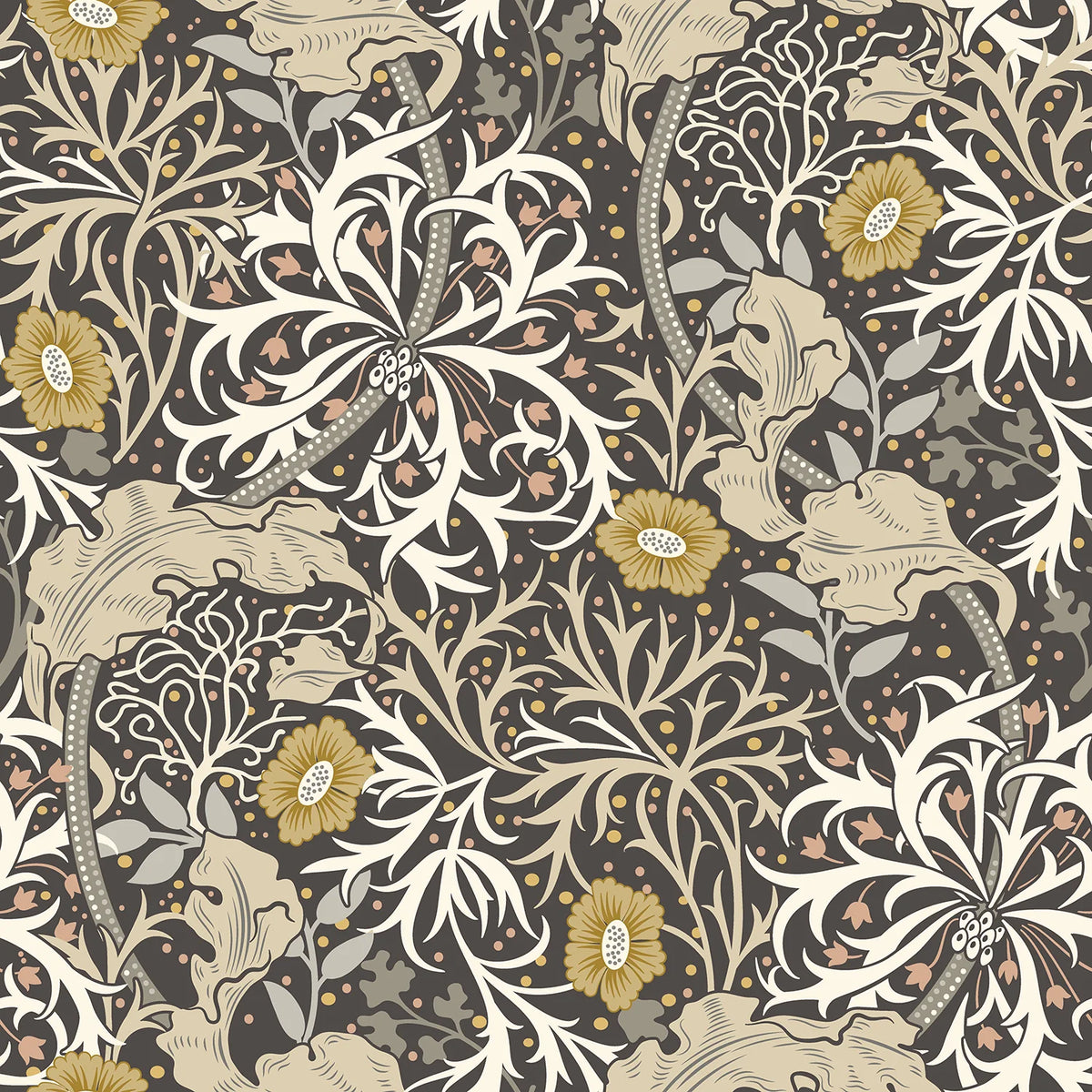 Sample - Seaweed Garden Wallpaper - Ohpopsi - Slate