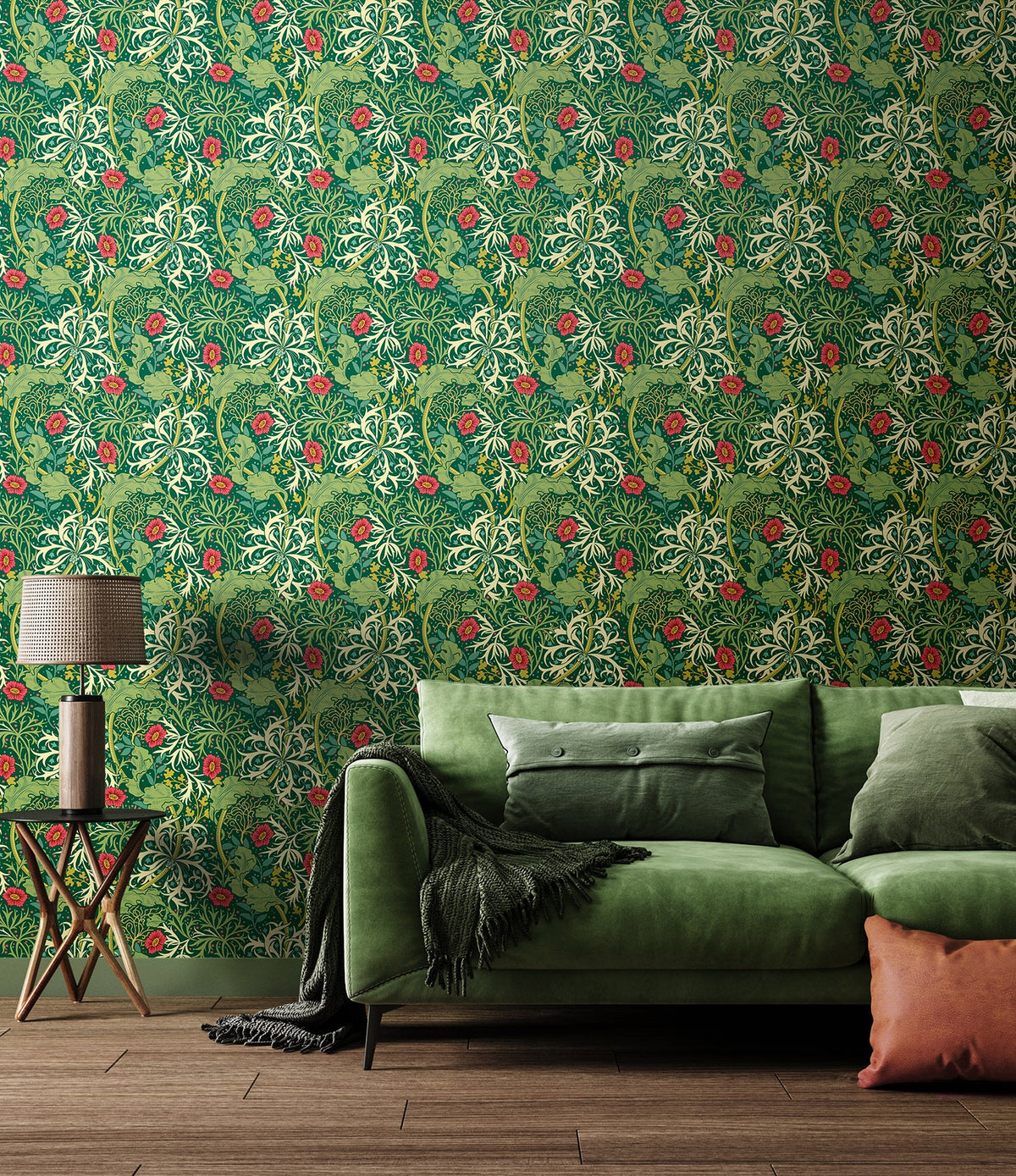 Seaweed Garden Wallpaper - Ohpopsi - Emerald