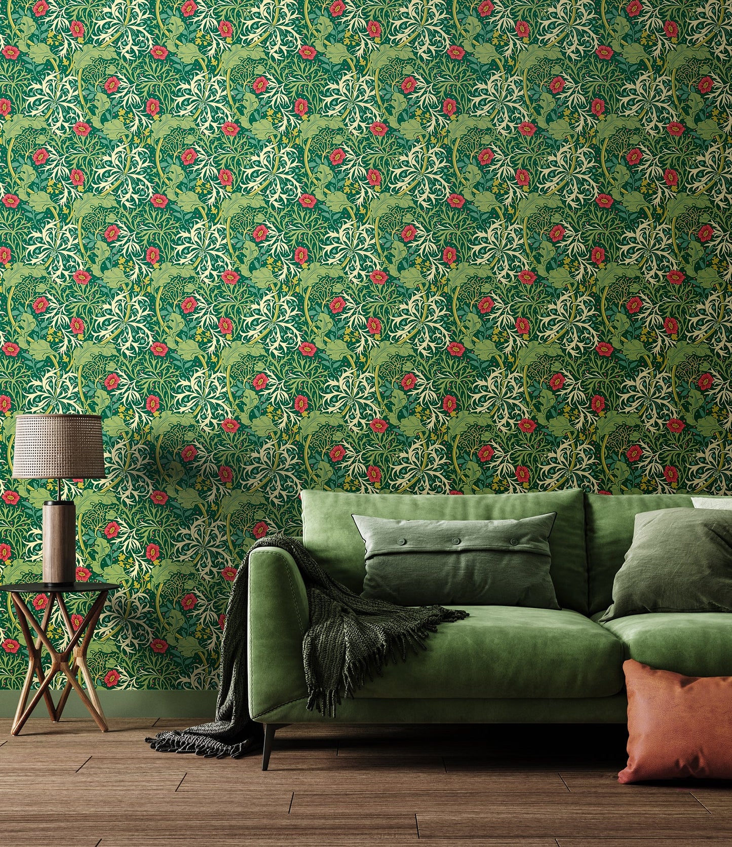 Seaweed Garden Wallpaper - Ohpopsi - Emerald