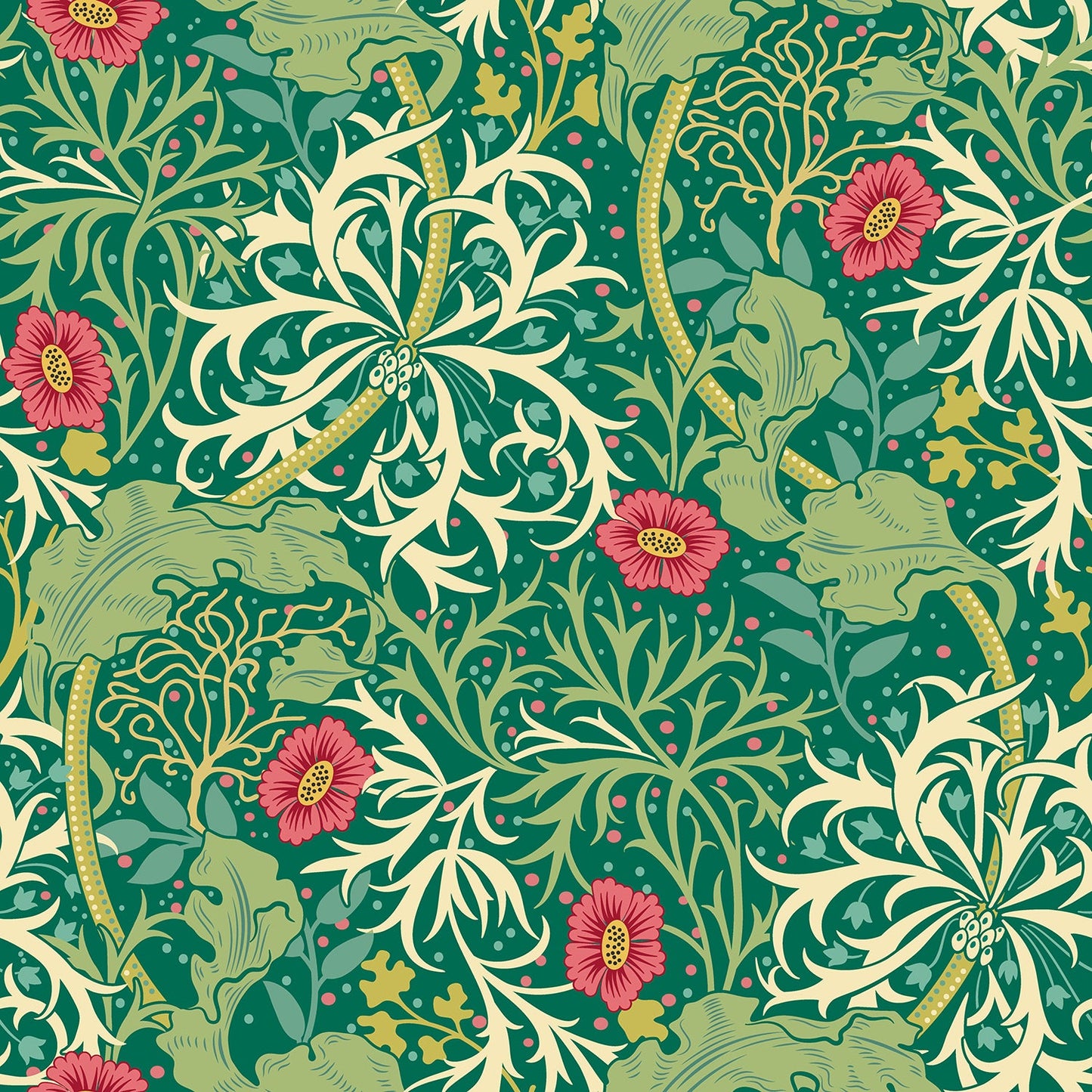 Seaweed Garden Wallpaper - Ohpopsi - Emerald