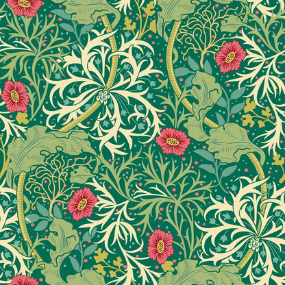 Seaweed Garden Wallpaper - Ohpopsi - Emerald