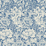 Chrysanthemum - Eden by Morris Wallpaper - Indigo Blue