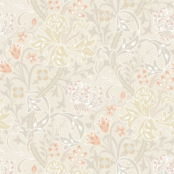 Sample - Lily Ogee Wallpaper - Ohpopsi - Natural Stone