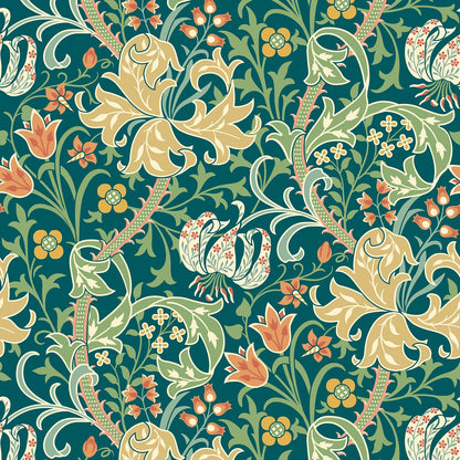 Lily Ogee Wallpaper - Ohpopsi - Emerald