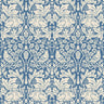 Forest Rabbit Wallpaper - Navy Blue
