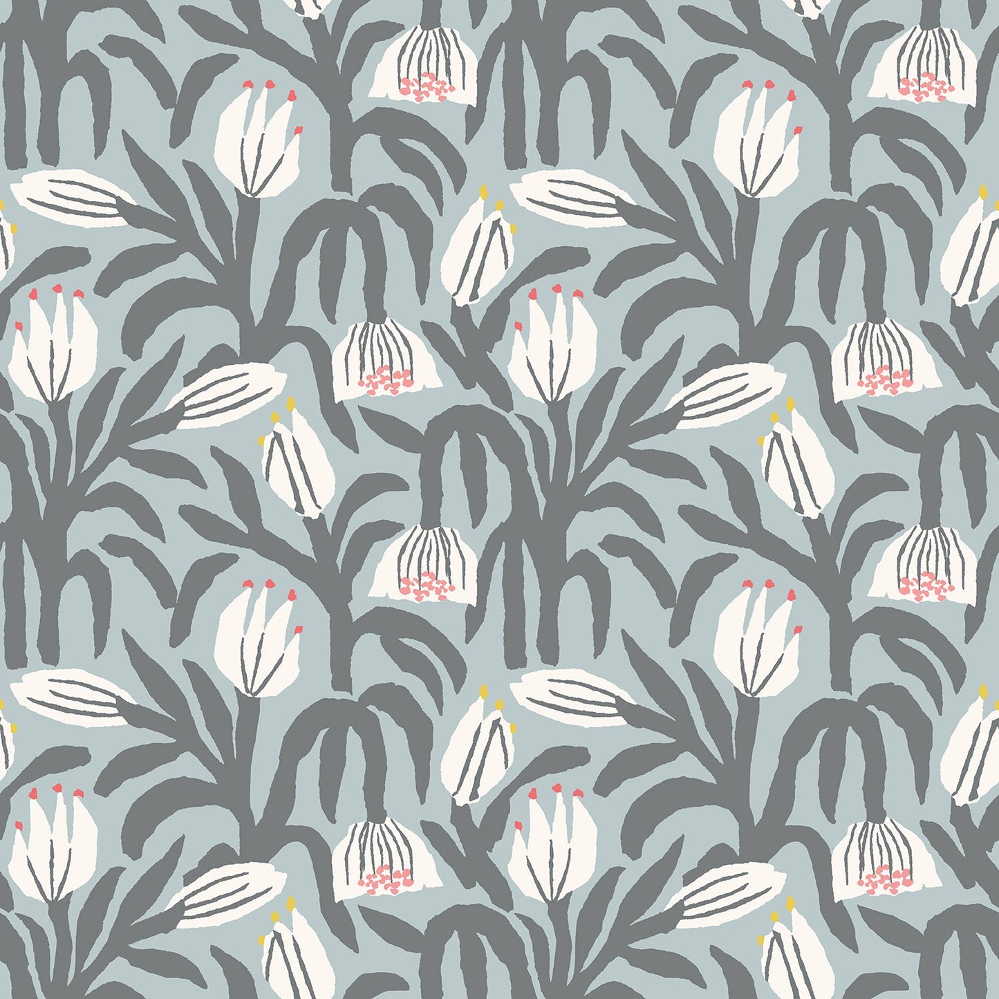 Chunky Flower Wallpaper - Summer Shower