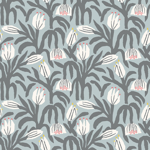 Sample - Chunky Flower Wallpaper - Summer Shower