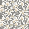 Chunky Flower Wallpaper - Charcoal