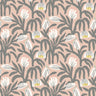 Chunky Flower Wallpaper - Powder Puff