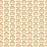 Retro Flower - Blooms Wallpaper - Apricot Mix