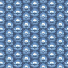 Retro Flower - Blooms Wallpaper - Indigo Mix