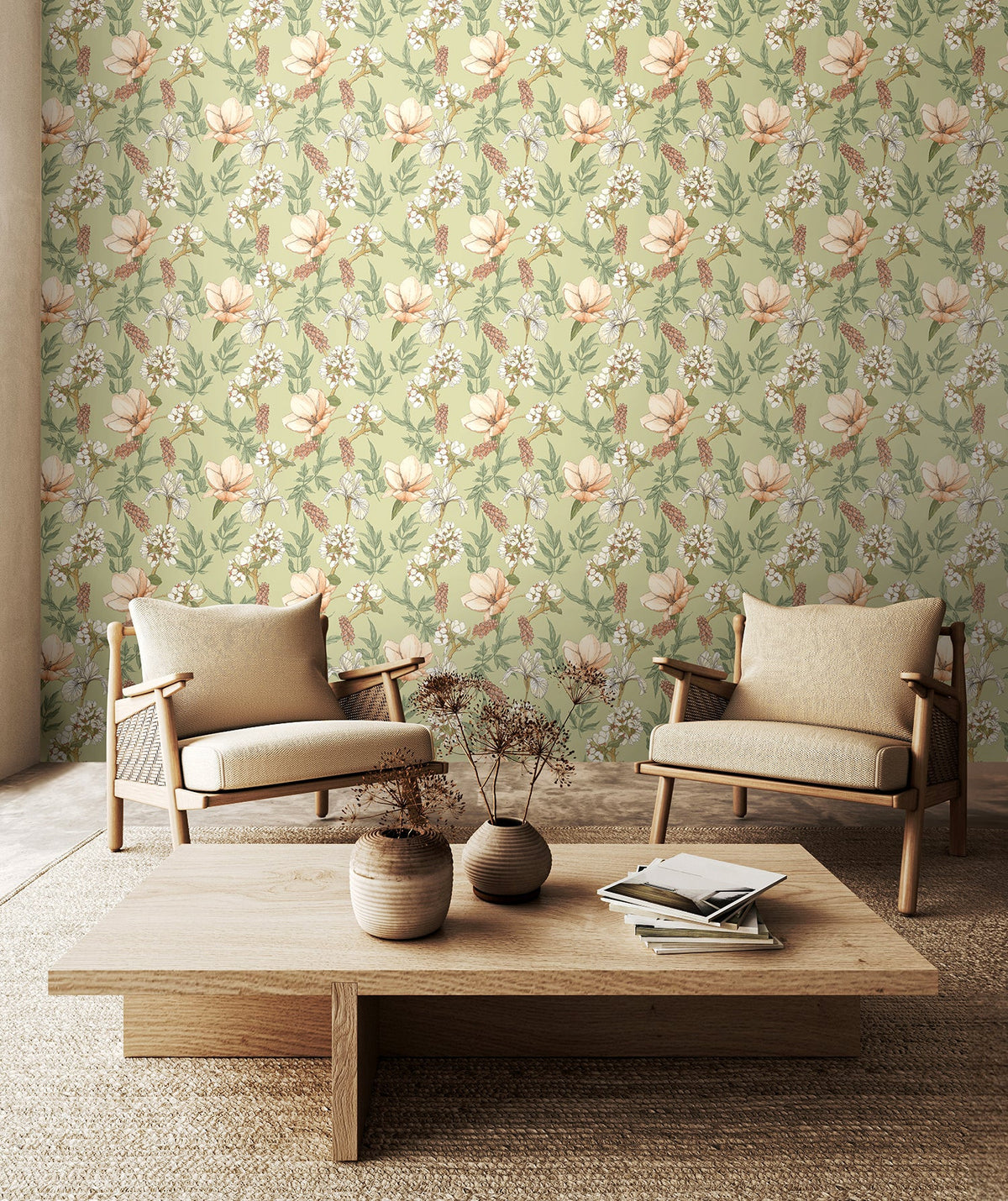 Orchid Bloom Wallpaper - Artichoke