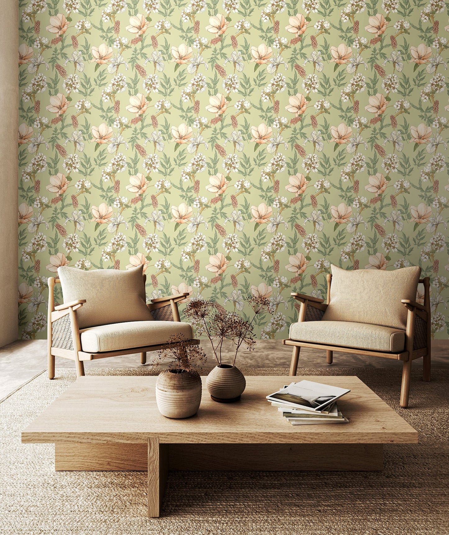 Orchid Bloom Wallpaper - Artichoke