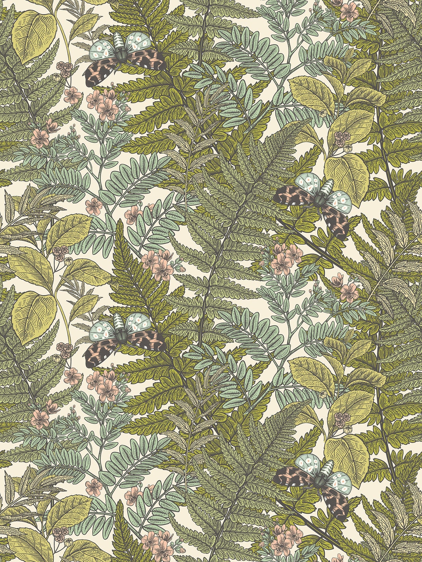 Wild Ferns Wallpaper - Jupiter