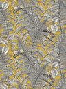 Wild Ferns Wallpaper - Mustard