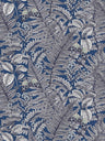 Wild Ferns Wallpaper - Indigo