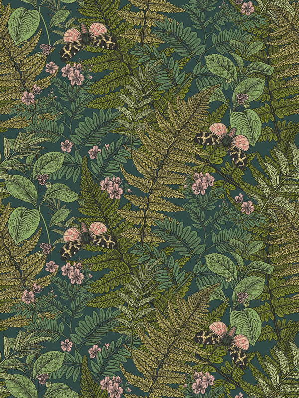 Sample - Wild Ferns Wallpaper - Forest Mix