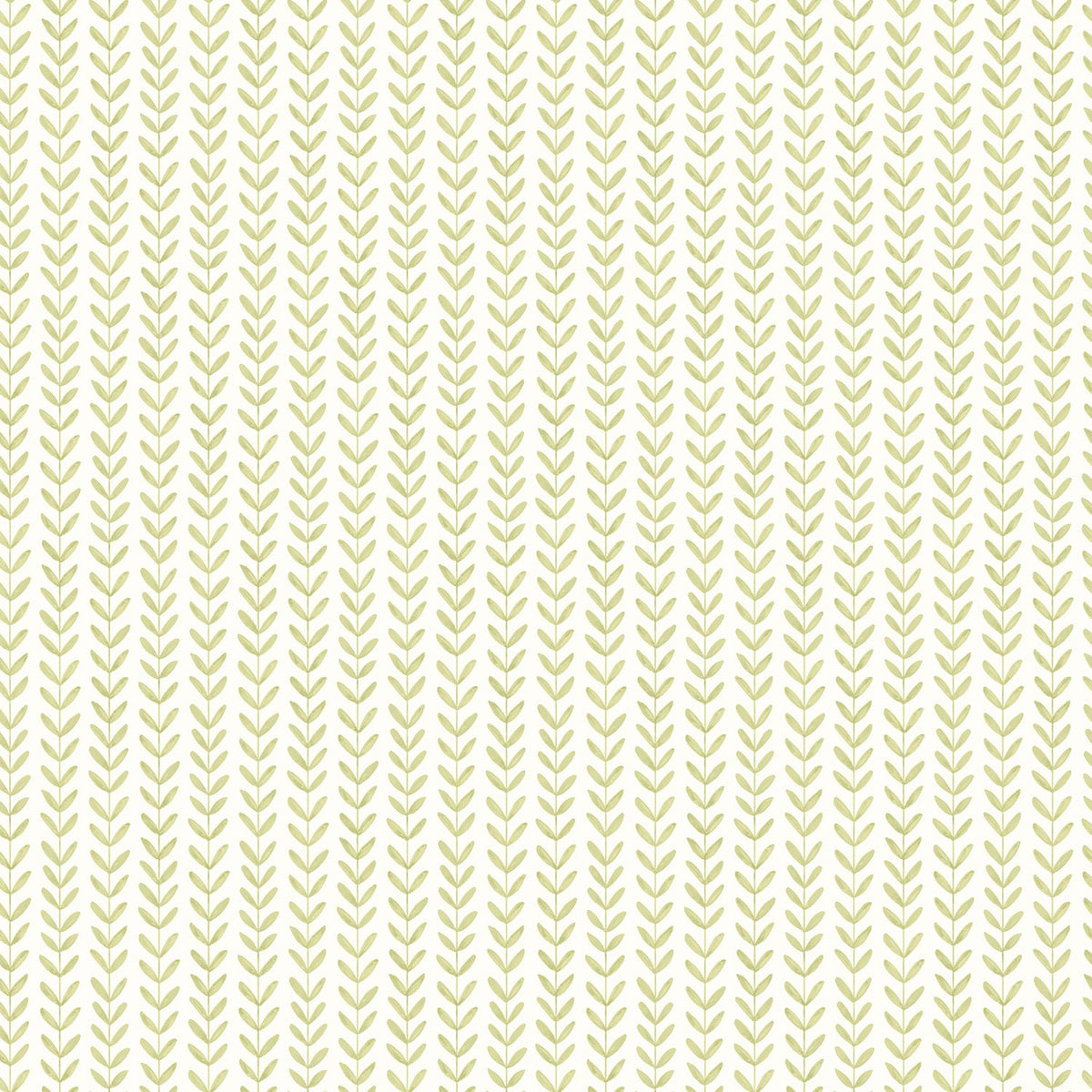 Sample - Ditsy Leaf Stripe Wallpaper - Apple