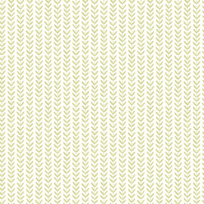 Ditsy Leaf Stripe Wallpaper - Apple