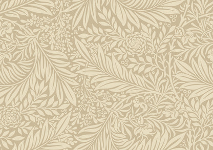 Leaf Vine Wallpaper - Straw