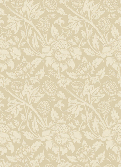Damask Trail Wallpaper - Hemp