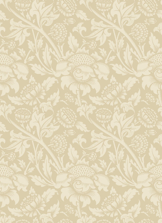 Damask Trail Wallpaper - Hemp