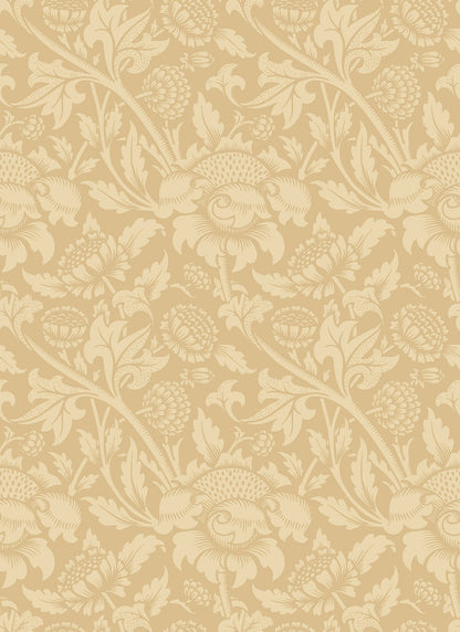 Damask Trail Wallpaper - Gold