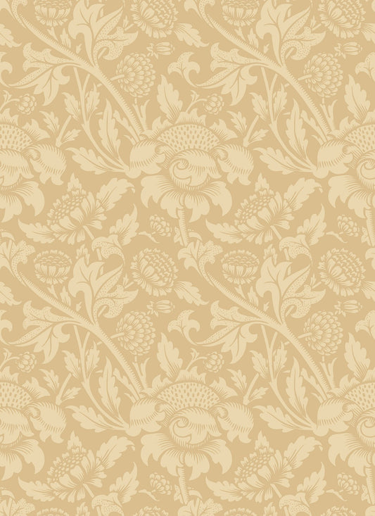 Damask Trail Wallpaper - Gold