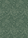Damask Trail Wallpaper - Forest Green