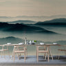 Horizon - Custom Sized Wallpaper Mural (per m2) - Beige/Blue