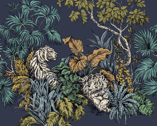 Roar Jungle - Hybrid Mural -  Inky
