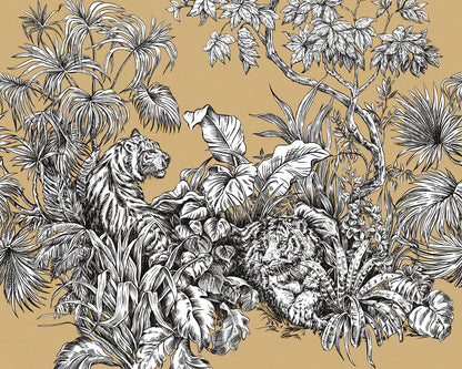 Roar Jungle - Hybrid Mural - Ginger