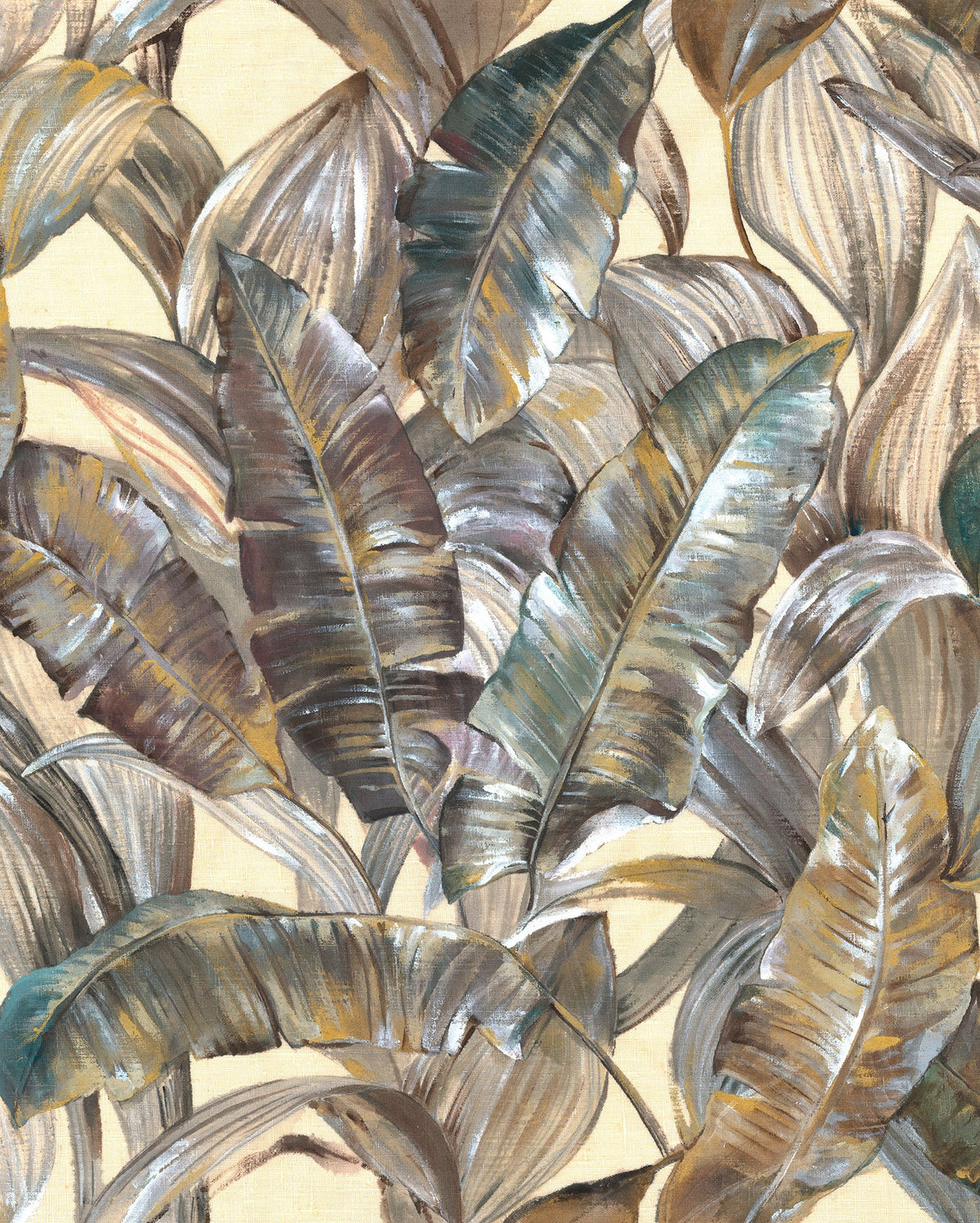 Sample – Graceful Gold - Custom Sized Wallpaper Mural (per m2)